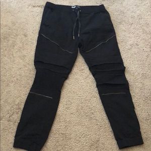 Moto/ Edgy Brooklyn Cloth Jogger Medium